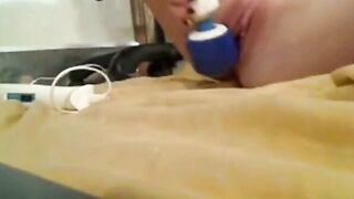 Double Hitachi Fun: Anal Squirting Webcam Show