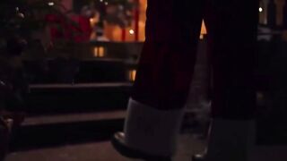 Blonde cougar Amanda Bredin Blows Santa's Penis into Christmas Pantyhose