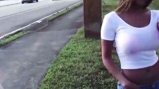 Hispanic cougar Gets Picked Up at Gas Station and Blows Buff Penis Indoors