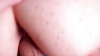 Abigail Mac Deepthroats Long Penis on Blue Couch inside Ebony Bodysuit