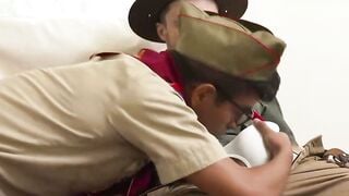 Scout Uniform Boys Get Hot and Heavy in Tent
