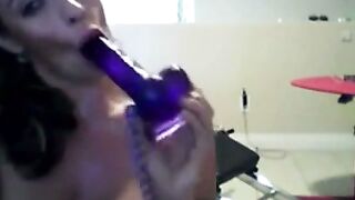 Big-Titted Latina MILF on Webcam