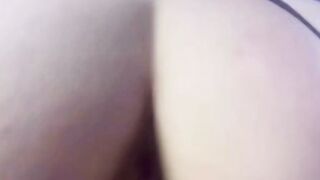 Pink Hair milf Deepthroats Penis on Couch