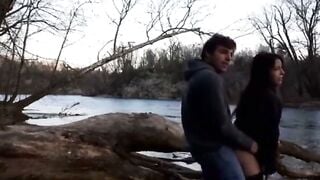 Outdoor Sex with my 18yo Amateur Girlfriend