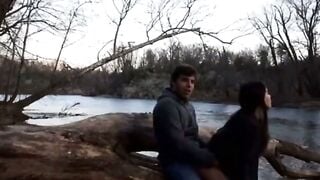 Outdoor Sex with my 18yo Amateur Girlfriend