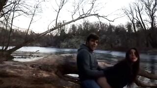 Outdoor Sex with my 18yo Amateur Girlfriend
