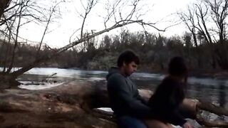 Outdoor Sex with my 18yo Amateur Girlfriend