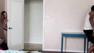 Naughty teen Karla Kush caught and hammered big dick style Hoe 2