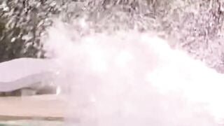 Penelope Cross Deepthroats Ebony Dick Poolside