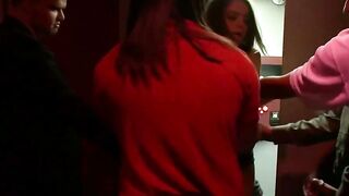 Two Hot Girls Glory Hole Sex Store