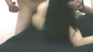 19 yo Hispanic Lida Zambrano Deepthroats Dick on Bed