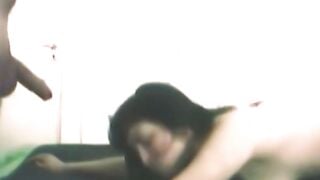 19 yo Hispanic Lida Zambrano Deepthroats Dick on Bed
