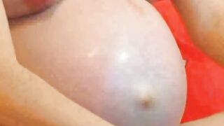 Pregnant Natty: Big Tits Webcam Show