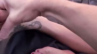 Brianna Beach Deepthroats Dick into Red Dress pov