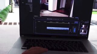Amateur Brunette Deepthroats Cock On Floor And Bed POV Swallow