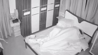 punjab Lovers Secret Web cam Sex into Bedroom at 3AM Caught on CCTV
