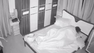 punjab Lovers Secret Web cam Sex into Bedroom at 3AM Caught on CCTV