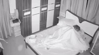 Punjab Lovers Sleeping inside Bed Caught on Secret Web cam at Night