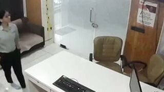 Desi Office Lovers Hidden CCTV Sex on Desk Caught on Camera 2024