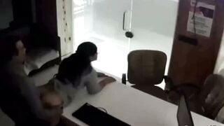 Desi Office Lovers Hidden CCTV Sex on Desk Caught on Camera 2024