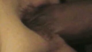 Ebony Gigolo Fucks Old Fiance on Bed