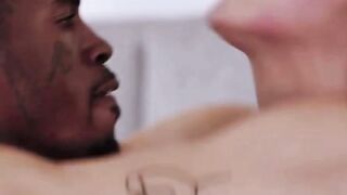 Brooklyn Gray Swallows Rob Piper's Huge Ebony Penis