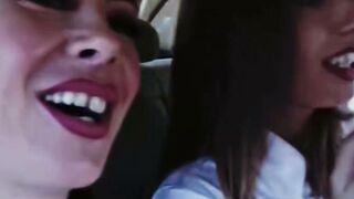 Gabriella Romano Blows Dick inside Uber Backseat