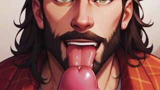 Rugged Muscular Cowboys Intense Anal Action in Barn