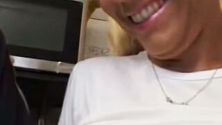 Amateur mom Fucks Young Dude inside Tight White G-string