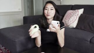 chinese 19 year old Anal Gape & Monster African Cock Cum Drink pov