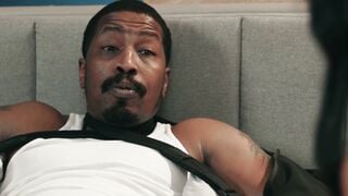 Slender Black Step-daughter Blows Injured Stepdad's Long Ebony Dick