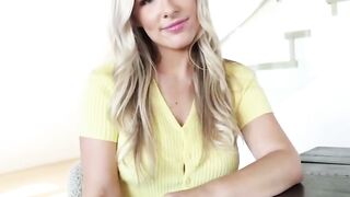 Blonde StepMom Blows Stepson's Dick & Gets Anal Jizzed