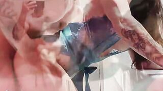 Ise mah, fucking the dark hair at the motel cum all over her titted two