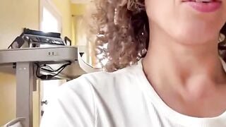 Jewish Stepmom Into Short Shorts Fucks Stepson And Friend On Sofa