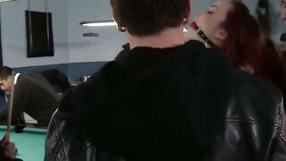 Bella Rossi Pool Hall Public Fuck