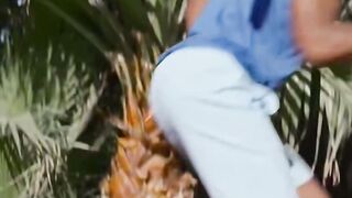 Brandy Renee Yoga Professor Blows Long Fat Penis Outside On Mat