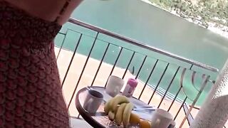 Abigail Mac Long Booty Hotel Terrace Fucked