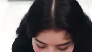 Stepsister Blows Penis And Swallows Cum Into Amateur Bedroom Sex