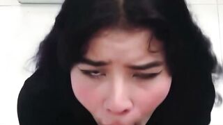 Stepsister Blows Penis And Swallows Cum Into Amateur Bedroom Sex