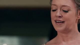 Scarlet Skies Tied Red haired Spanked By Big titted Old Dee Williams