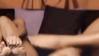 Amateur Camgirls Show Off Wet Feet & Titty Fucks