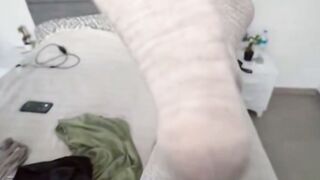 point of view Next door Anal Cummed Inside Tight Ebony G-string