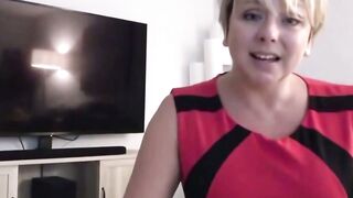 Thick Blonde Stepmom Blows Dick & Swallows Amateur Cum pov
