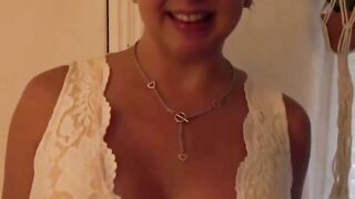 Thick Blonde Stepmom Blows Dick & Swallows Amateur Cum pov