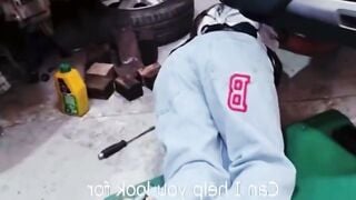 Inked Mechanic Mariana Martix Gets Anal Gaped inside Vehicle Garage