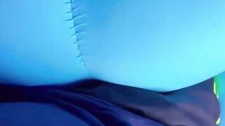 Inked Blonde cougar Blows Dick During Yoga Session