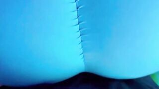 Inked Blonde cougar Blows Dick During Yoga Session