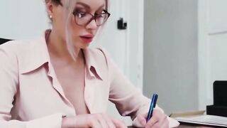 Abigail Mac Deepthroats Penis Inside Library Game Curator Movie