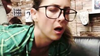 Fit Performer Blows Long Penis And Swallows Cum Inside G-string