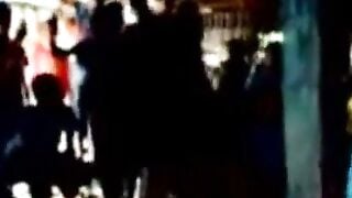 Kalimantan Indonesian Babe Strips to Dangdut Music